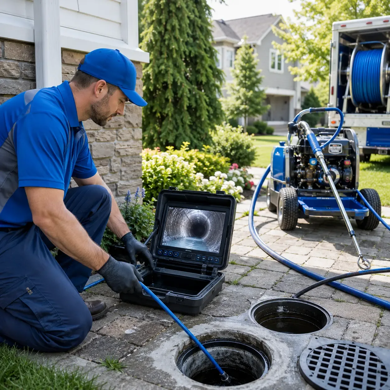 Outdoor drain cleaning professionals serving Matthews, NC