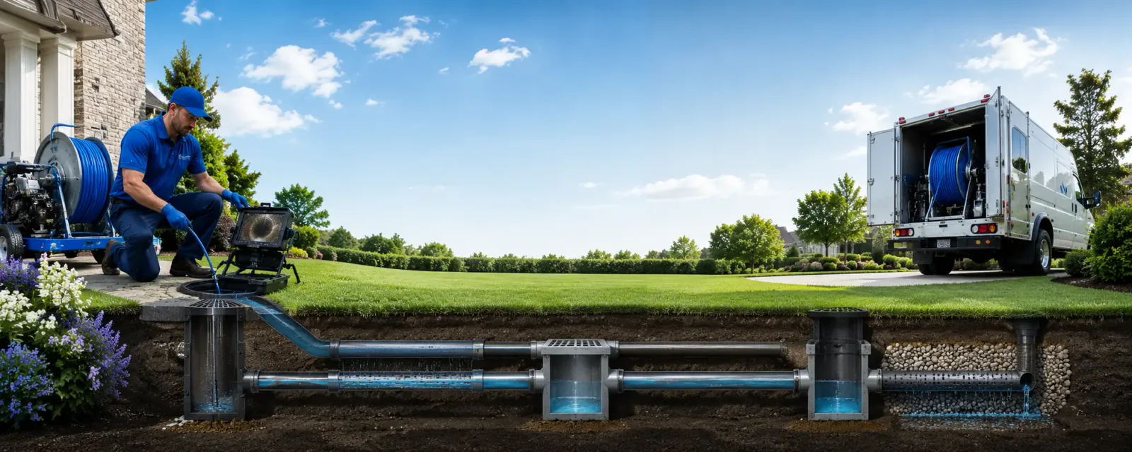 Outdoor drain cleaning information for Matthews, NC
