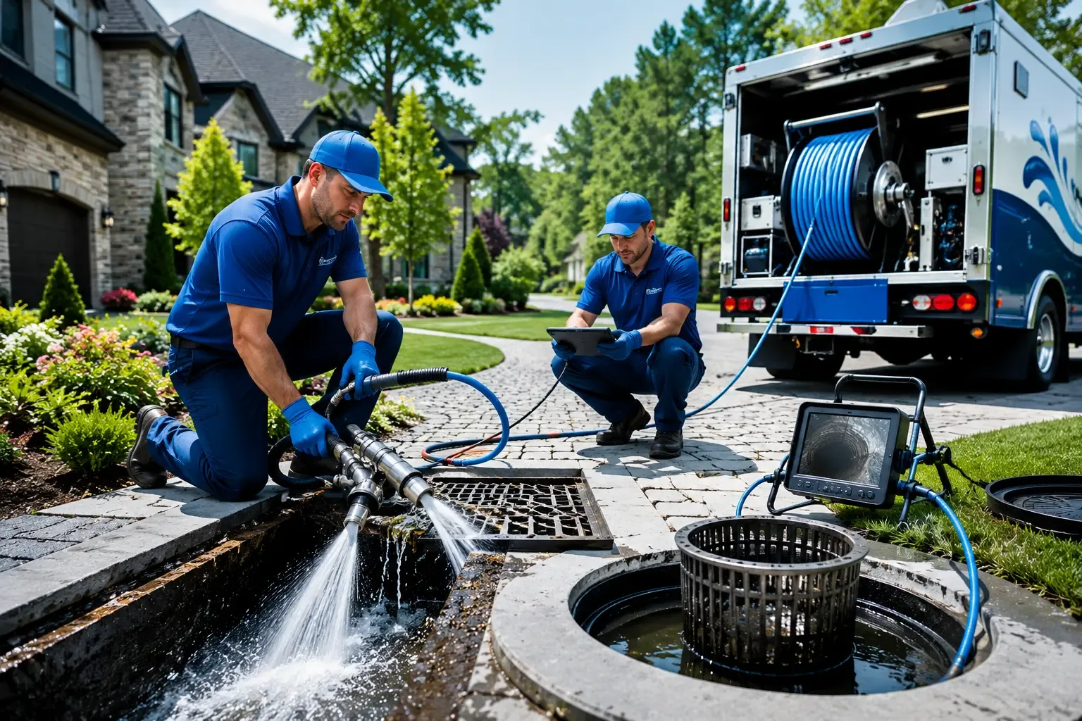 Local outdoor drain cleaning professionals in Matthews, NC