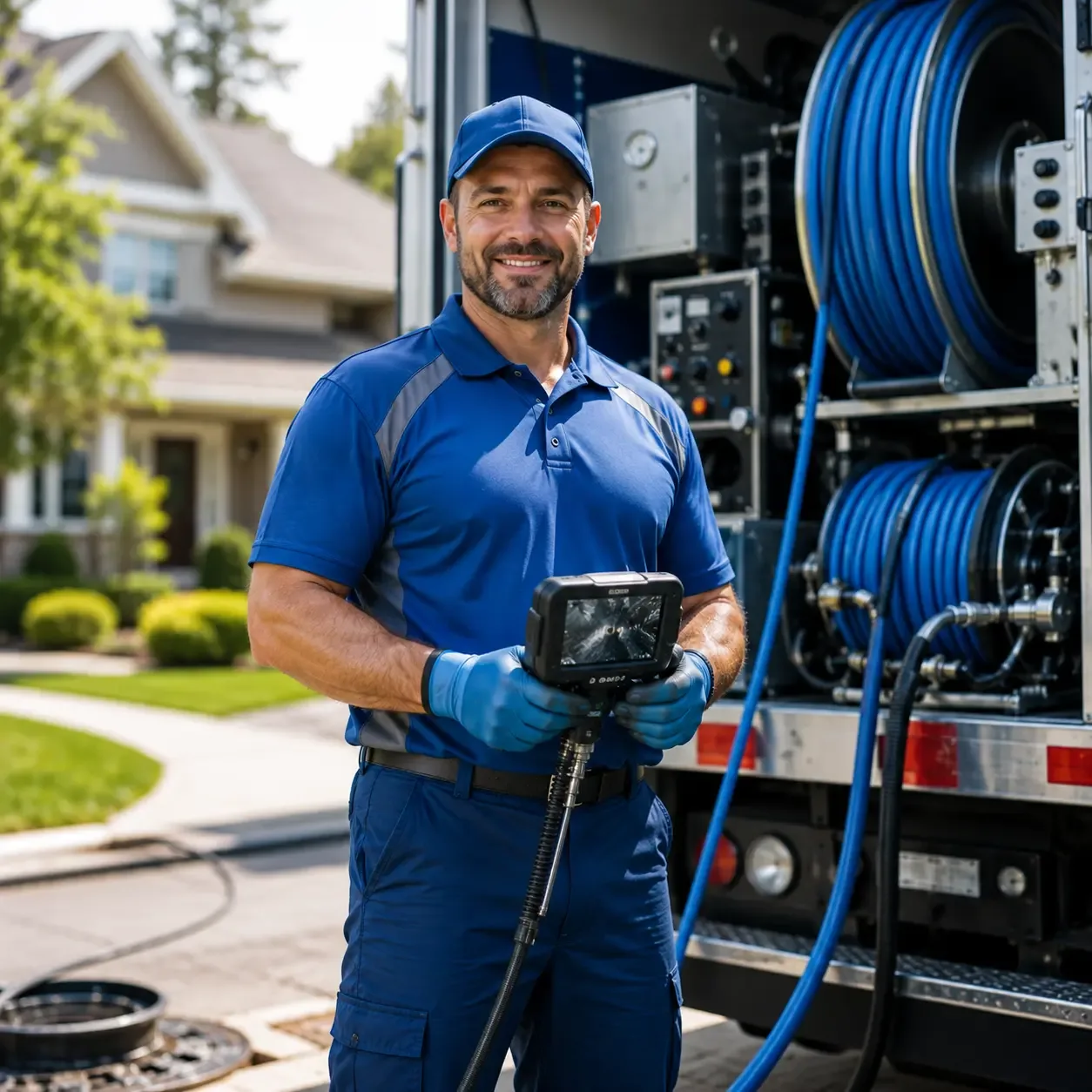 Local outdoor drain cleaning specialists in Matthews, NC